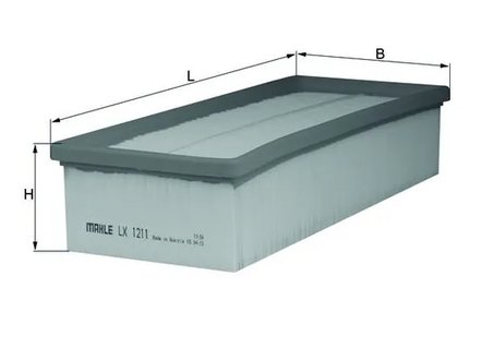 FILTRU AER MAHLE LX 1211 - Compatibil cu AUDI, BORGWARD, SEAT, SKODA, VW