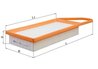 Filtru aer KNECHT LX 1282
