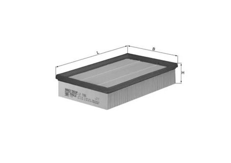 FILTRU AER KNECHT LX 1596 - Compatibil cu NISSAN