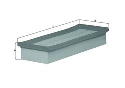 FILTRU AER KNECHT LX 1601 - Compatibil cu FIAT, LANCIA, ZASTAVA