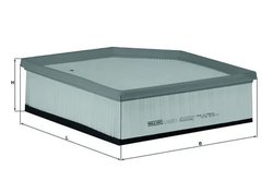 FILTRU AER KNECHT LX 1607/1 - Compatibil cu VOLVO