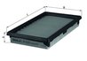 FILTRU AER KNECHT LX 1631 - Compatibil cu INFINITI, NISSAN