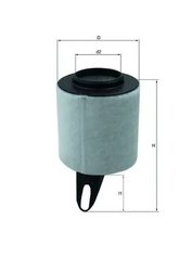 FILTRU AER KNECHT LX 1650 - Compatibil cu BMW