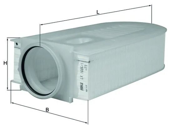 FILTRU AER KNECHT LX 1686/1 - Compatibil cu MERCEDES-BENZ