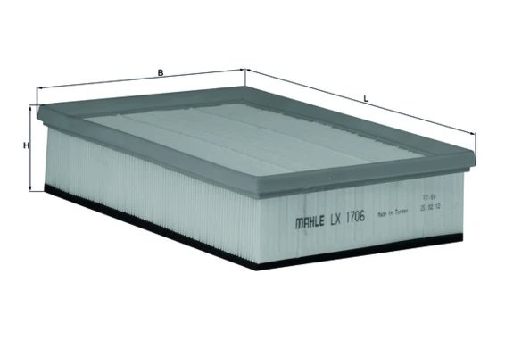 FILTRU AER KNECHT LX 1706 - Compatibil cu FORD