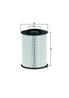 Filtru aer MAHLE LX 1780/3