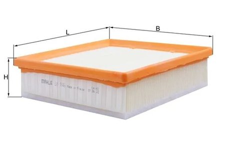 FILTRU AER MAHLE LX 1846 - Compatibil cu ABARTH, ALFA ROMEO, FIAT, OPEL, VAUXHALL
