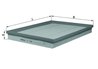 FILTRU AER KNECHT LX 2036 - Compatibil cu BMW