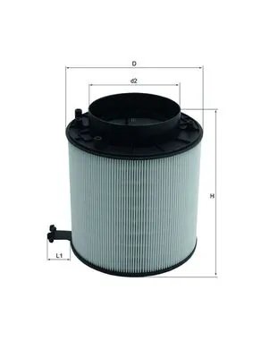 Filtru aer MAHLE LX 2091D
