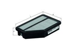 FILTRU AER KNECHT LX 2618 - Compatibil cu HONDA