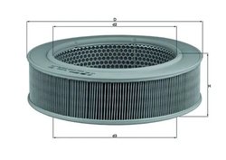 FILTRU AER KNECHT LX 264 - Compatibil cu GAZ, MERCEDES-BENZ, UAZ