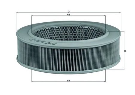 FILTRU AER KNECHT LX 264 - Compatibil cu GAZ, MERCEDES-BENZ, UAZ