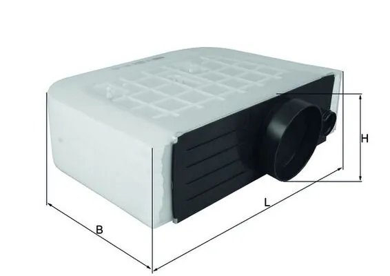 FILTRU AER KNECHT LX 3233/6 - Compatibil cu AUDI, VW