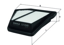 FILTRU AER MAHLE LX 3349 - Compatibil cu HONDA