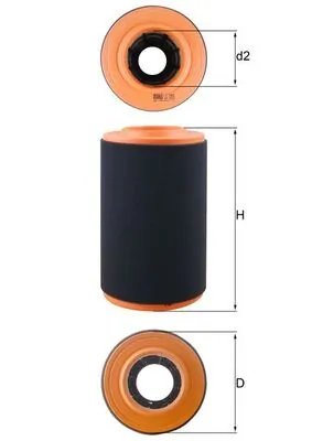 FILTRU AER KNECHT LX 3353 - Compatibil cu CITROEN, FIAT, OPEL, PEUGEOT, VAUXHALL