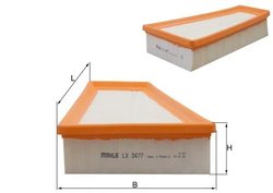 FILTRU AER KNECHT LX 3477 - Compatibil cu INFINITI, MERCEDES-BENZ