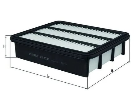 FILTRU AER MAHLE LX 3539 - Compatibil cu MAZDA