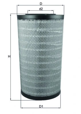 FILTRU AER KNECHT LX 3753 - Compatibil cu DAF, TEMSA