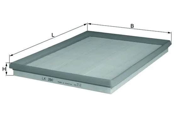 FILTRU AER KNECHT LX 390 - Compatibil cu CHEVROLET, IRMSCHER, OPEL, VAUXHALL