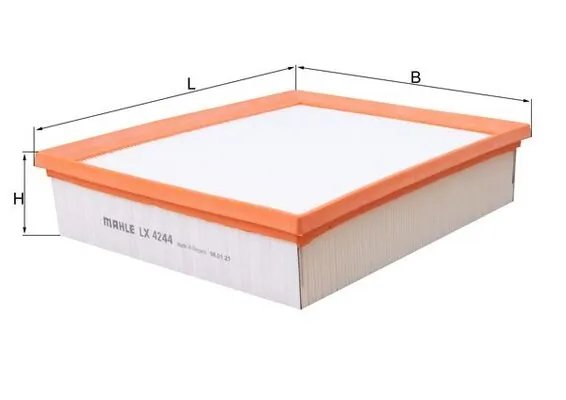 FILTRU AER MAHLE LX 4244 - Compatibil cu AUDI, SEAT, SKODA, VW