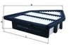 FILTRU AER MAHLE LX 4405 - Compatibil cu HONDA