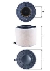 FILTRU AER KNECHT LX 4410 - Compatibil cu AUDI