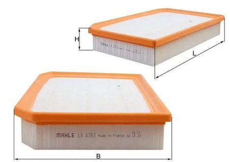 FILTRU AER MAHLE LX 4783 - Compatibil cu MERCEDES-BENZ