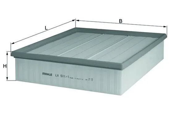 FILTRU AER MAHLE LX 511/1 - Compatibil cu MERCEDES-BENZ, VW