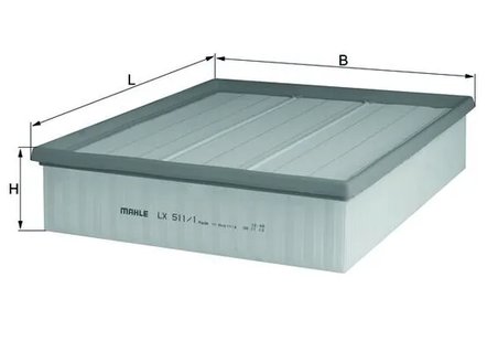 FILTRU AER MAHLE LX 511/1 - Compatibil cu MERCEDES-BENZ, VW
