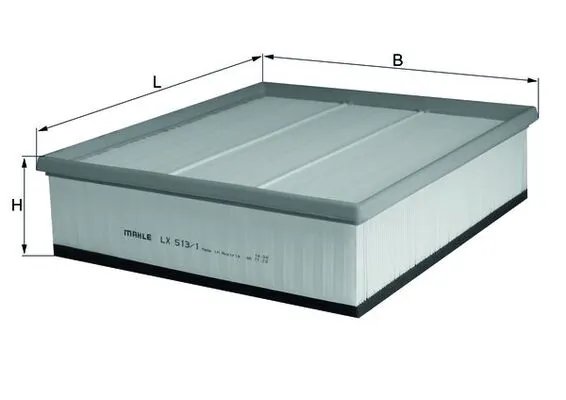 FILTRU AER MAHLE LX 513/1 - Compatibil cu MERCEDES-BENZ