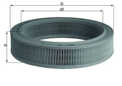 FILTRU AER MAHLE LX 568 - Compatibil cu SEAT, SKODA, VW