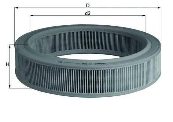 FILTRU AER MAHLE LX 568 - Compatibil cu SEAT, SKODA, VW