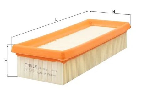 FILTRU AER KNECHT LX 580 - Compatibil cu FIAT, LANCIA