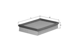 FILTRU AER KNECHT LX 643 - Compatibil cu CITROEN, PEUGEOT
