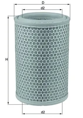 FILTRU AER KNECHT LX 660 - Compatibil cu MITSUBISHI, RENAULT