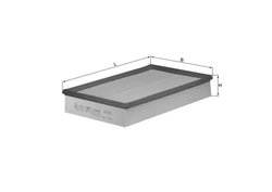 FILTRU AER MAHLE LX 700 - Compatibil cu VOLVO