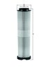 FILTRU AER KNECHT LX 816/4 - Compatibil cu MERCEDES-BENZ