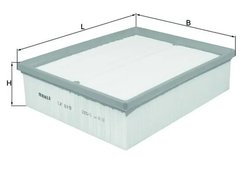 FILTRU AER MAHLE LX 819 - Compatibil cu AUDI, AUDI (FAW), SEAT
