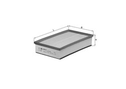 FILTRU AER KNECHT LX 864 - Compatibil cu VW