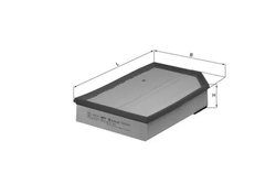 FILTRU AER KNECHT LX 868 - Compatibil cu VOLVO