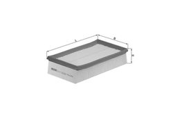 FILTRU AER KNECHT LX 933/2 - Compatibil cu NISSAN, RENAULT