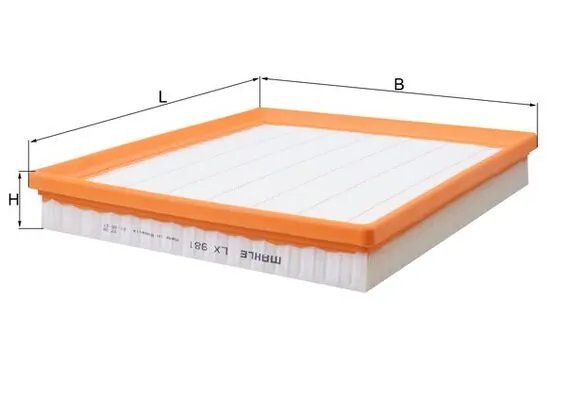 FILTRU AER KNECHT LX 981 - Compatibil cu MERCEDES-BENZ