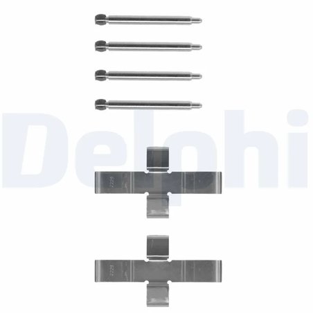 SET ACCESORII PLACUTE FRANA DELPHI LX0047 - Compatibil cu MERCEDES-BENZ