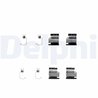 SET ACCESORII PLACUTE FRANA DELPHI LX0313 - Compatibil cu ABARTH, ALFA ROMEO, CITROEN, DS, FIAT, FORD, HONDA, LANCIA, MERCEDES-B
