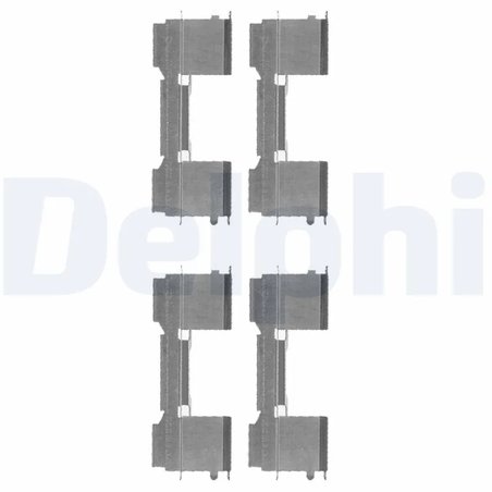 SET ACCESORII PLACUTE FRANA DELPHI LX0478 - Compatibil cu CITROEN, FIAT, FORD, IVECO, PEUGEOT