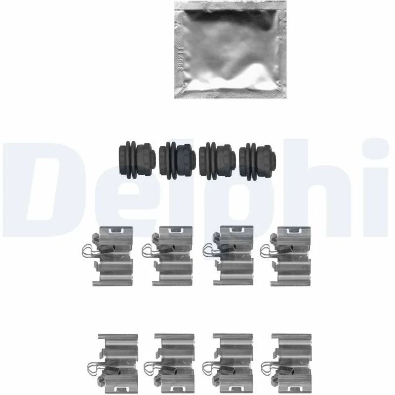 SET ACCESORII PLACUTE FRANA DELPHI LX0668 - Compatibil cu ALFA ROMEO, AUDI, CHRYSLER, CITROEN, FIAT, JEEP, LANCIA, VW