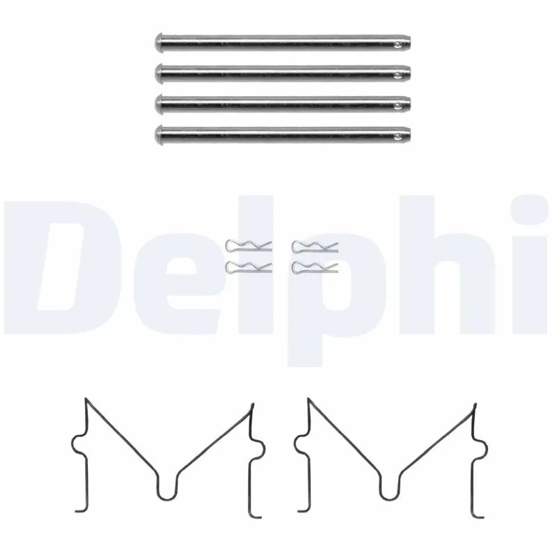 SET ACCESORII PLACUTE FRANA DELPHI LX0691 - Compatibil cu MITSUBISHI, NISSAN, TOYOTA