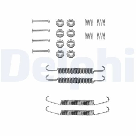 SET ACCESORII SABOTI FRANA DELPHI LY1017 - Compatibil cu AUTOBIANCHI, FIAT, LANCIA, SEAT, ZASTAVA