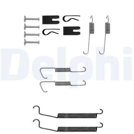 SET ACCESORII SABOTI FRANA DELPHI LY1304 - Compatibil cu CITROEN, PEUGEOT