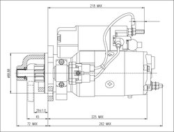ELECTROMOTOR PRESTOLITE ELECTRIC M100R2016SE - Piesa auto compatibila cu mai multe marci